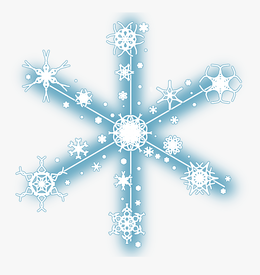 Transparent Snowflake Frame Png - Christmas Snowflakes, Png Download, Free Download