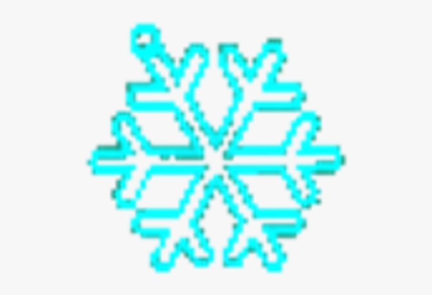 Neon Snowflake Png, Transparent Png, Free Download