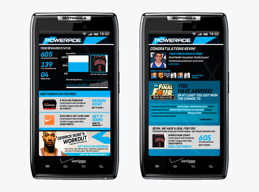 Powerade Mobile1 - Motorola Droid Razr, HD Png Download, Free Download