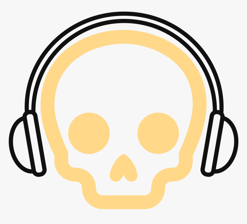 Skull Headphones, HD Png Download, Free Download