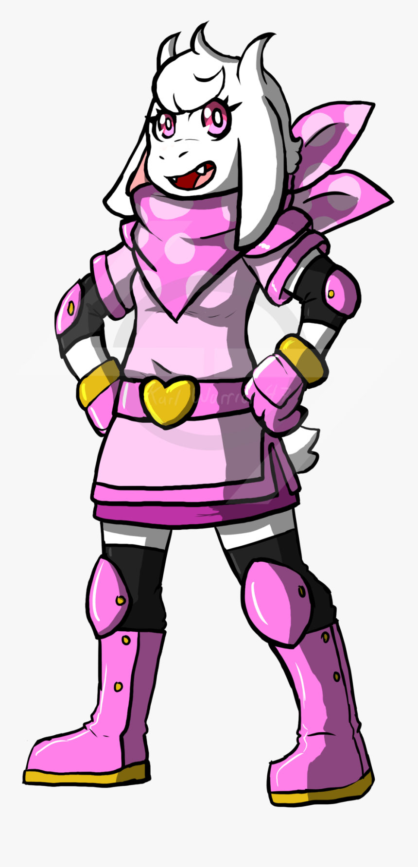 Alterswaptoriel But More “armored” Up
undertale © Toby - Cartoon, HD Png Download, Free Download