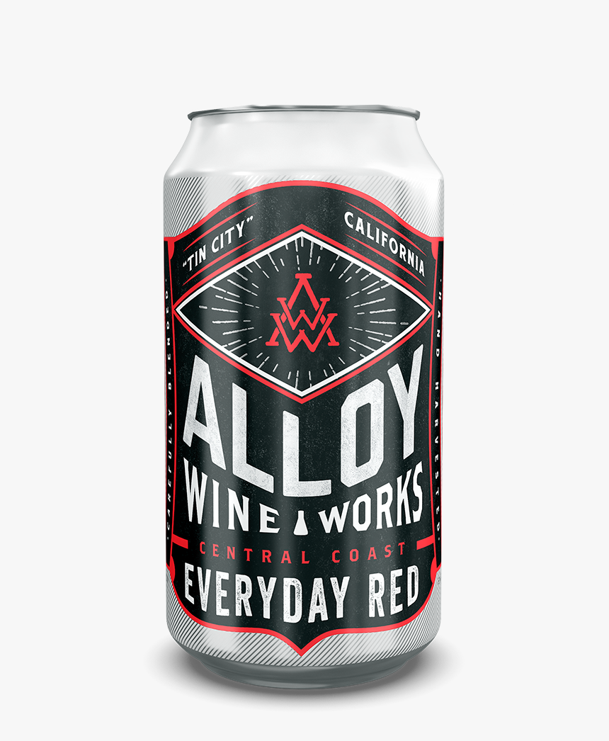 Alloy Wine Can Red, HD Png Download, Free Download