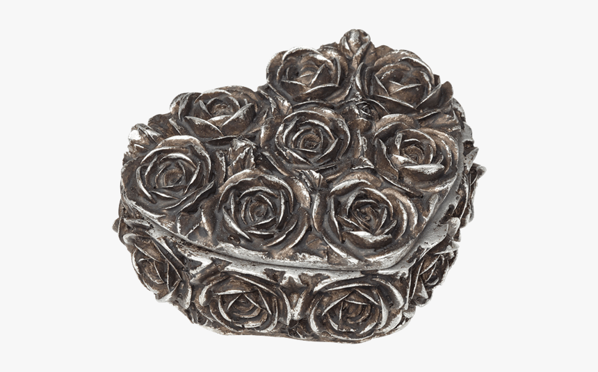 Black Decorative Accessories Alchemy Gothic Rose Heart - Alchemy Gothic, HD Png Download, Free Download