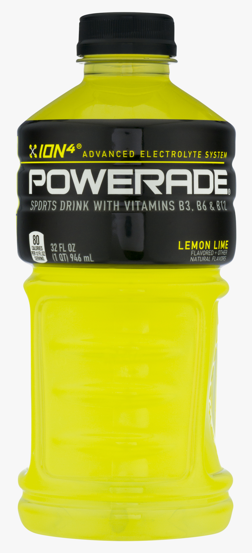 Powerade Lemon Lime 20 Oz , Png Download - Plastic, Transparent Png, Free Download