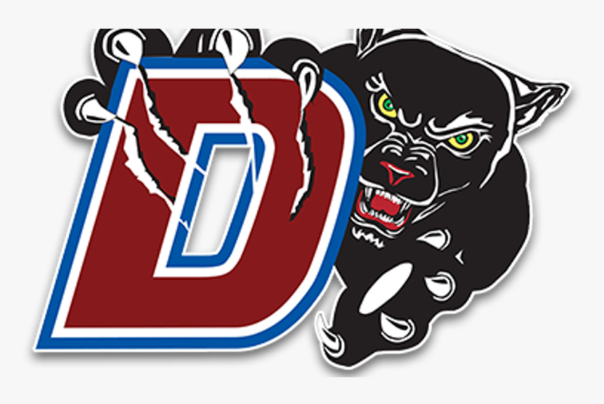 Panther With Football Clipart Png Duncanville Panthers - Duncanville High School Panther, Transparent Png, Free Download