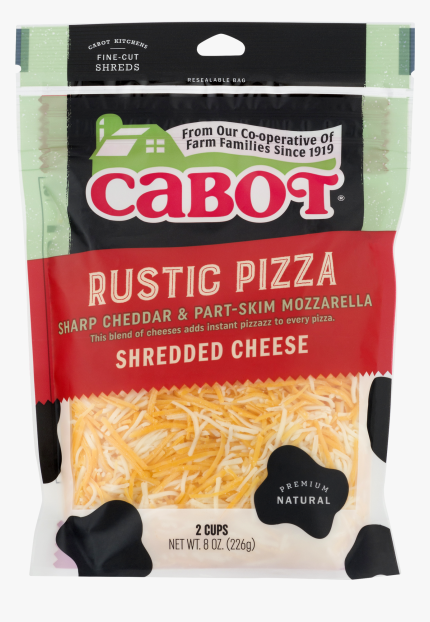 Cabot Cheese, Shredded, Fine Cut, 4 Cheese Mexican - Cabot Fiery Jack Shredded Cheese, HD Png Download, Free Download