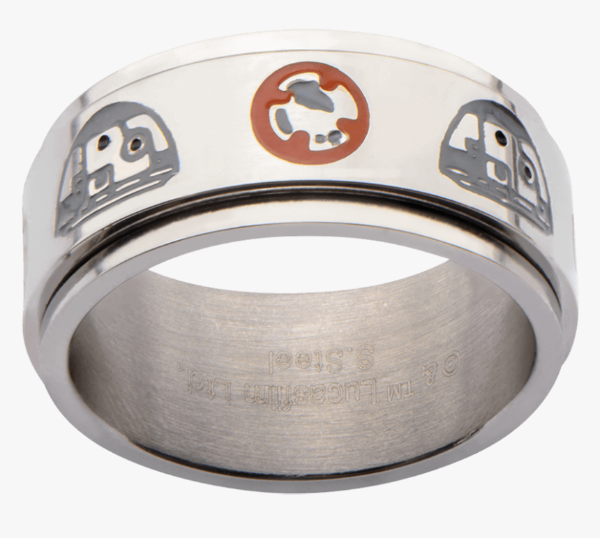 Bb 8 Symbols Spinner Ring - Bangle, HD Png Download, Free Download