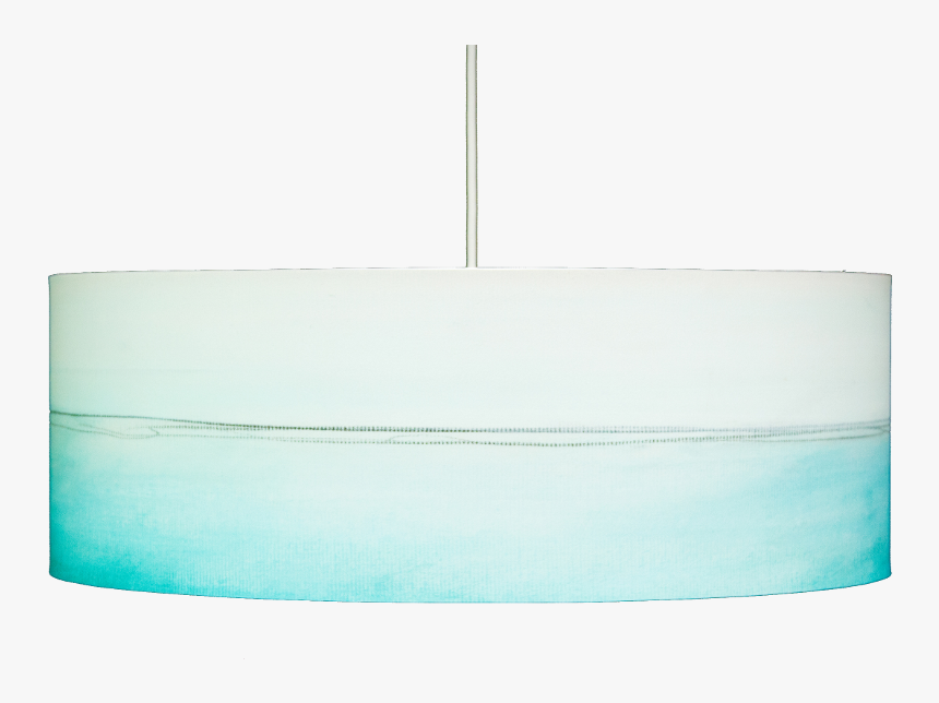 Aqua Lines A Pendant By Rowan Chase - Lampshade, HD Png Download, Free Download