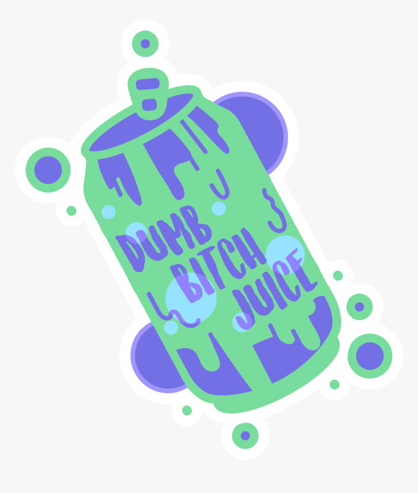 Dumb Bitch Juice Sticker, HD Png Download, Free Download