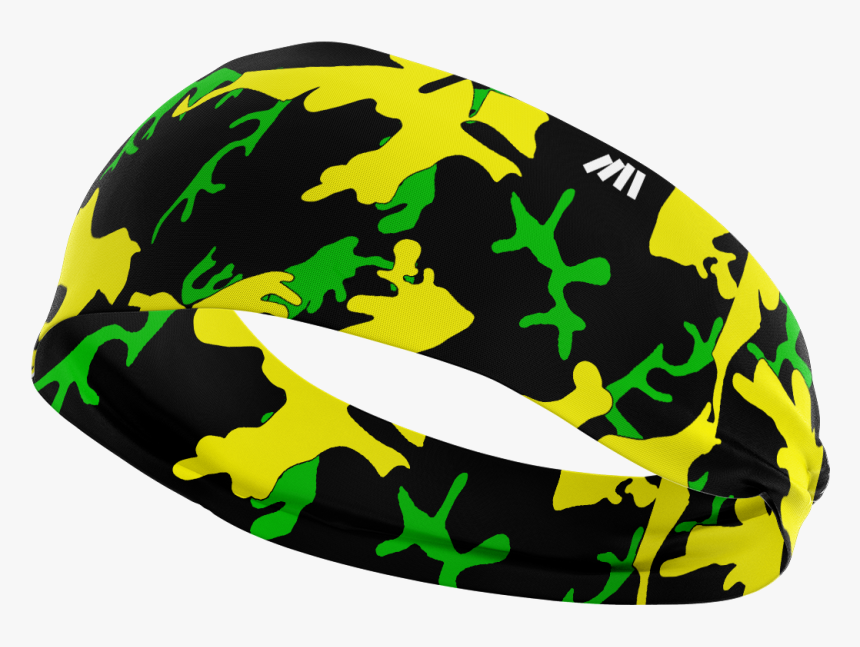 Colors Yellow Green Black Oregon Ducks Crossfit Gym - Colorful Headband Png, Transparent Png, Free Download