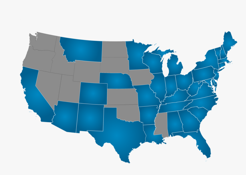 United States North South And West , Png Download - Corporal Punishment States, Transparent Png, Free Download