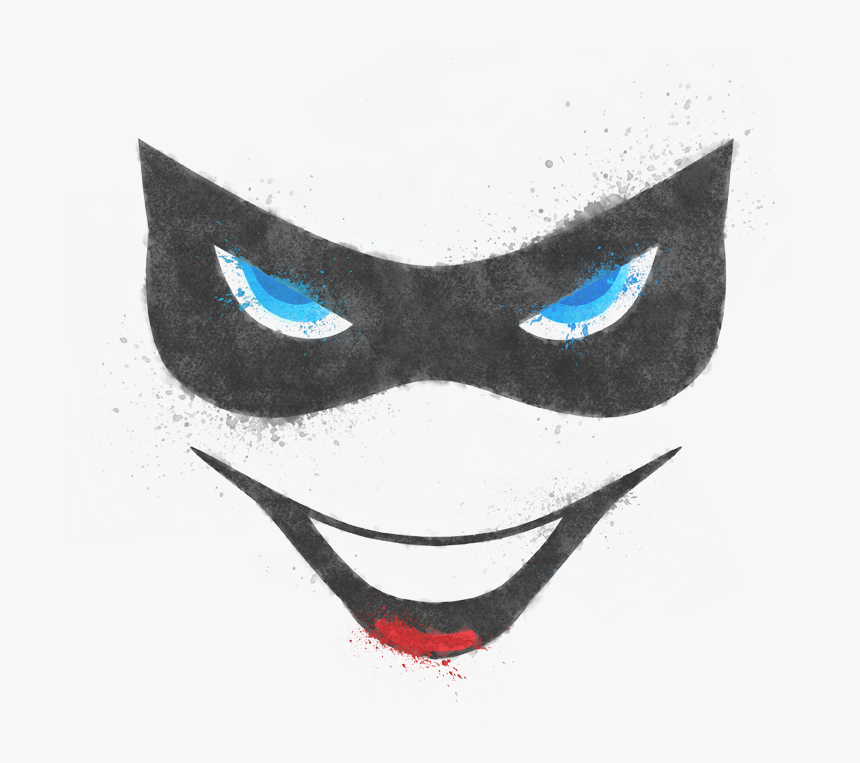 Batman Harley Face Youth T Shirt - Batman, HD Png Download, Free Download