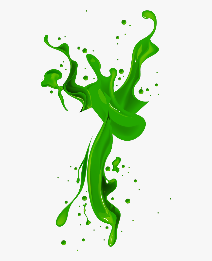 #paint #splatter #splash #green - Vector Nail Polish Png, Transparent Png, Free Download