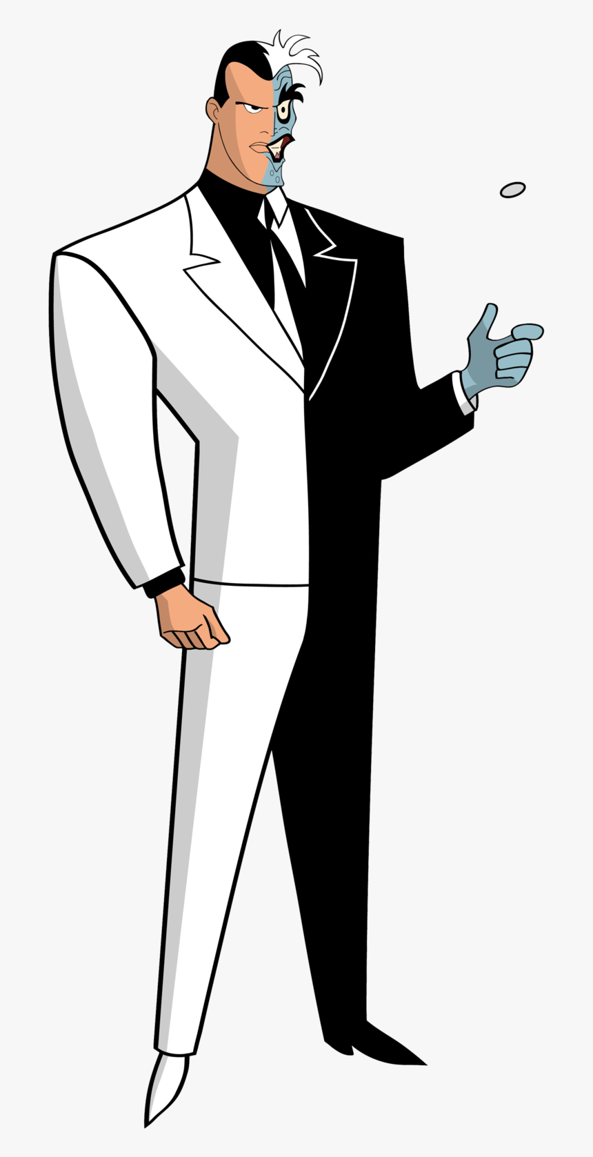 Thumb Image - Batman Two Face Cartoon, HD Png Download, Free Download