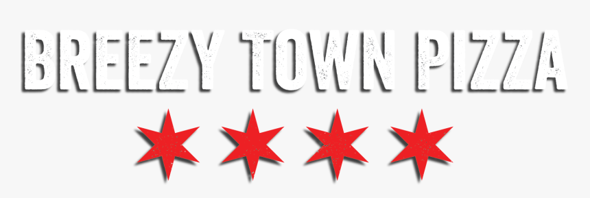 Breezy Town Pizza Logo - Star, HD Png Download, Free Download