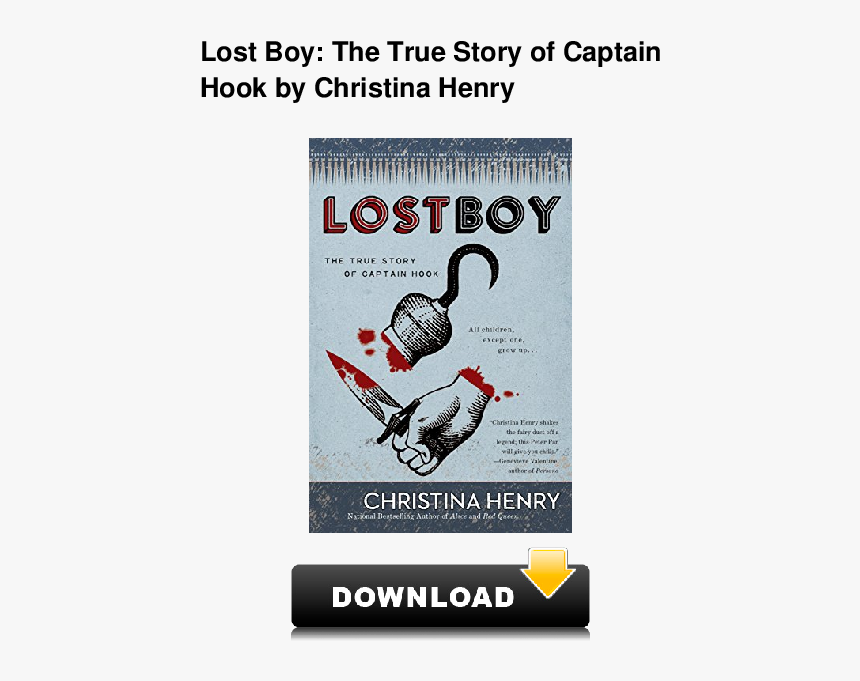 Christina Henry Lost Boy, HD Png Download, Free Download