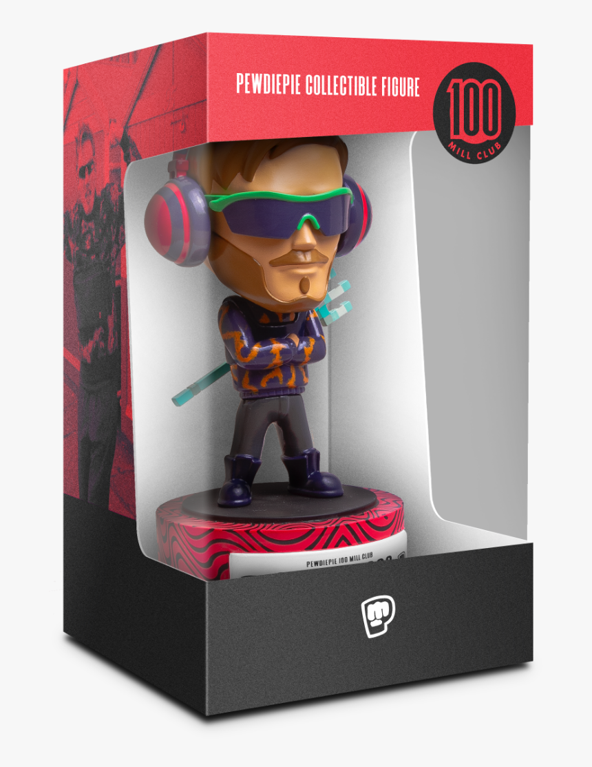 Pewdiepie 100 Mil Club Figure, HD Png Download, Free Download
