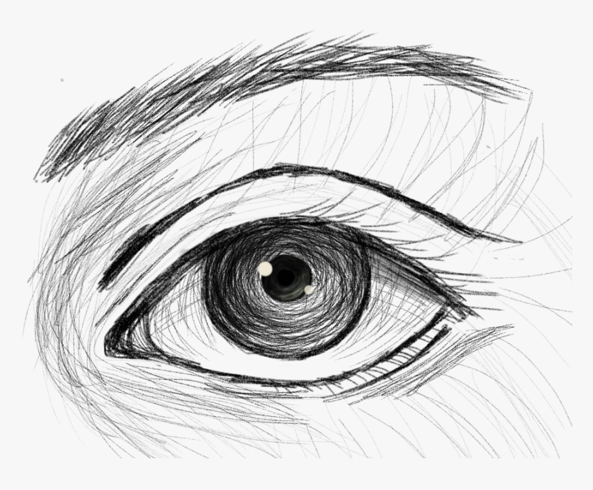 Artsy Drawing Eye - Sketch, HD Png Download, Free Download