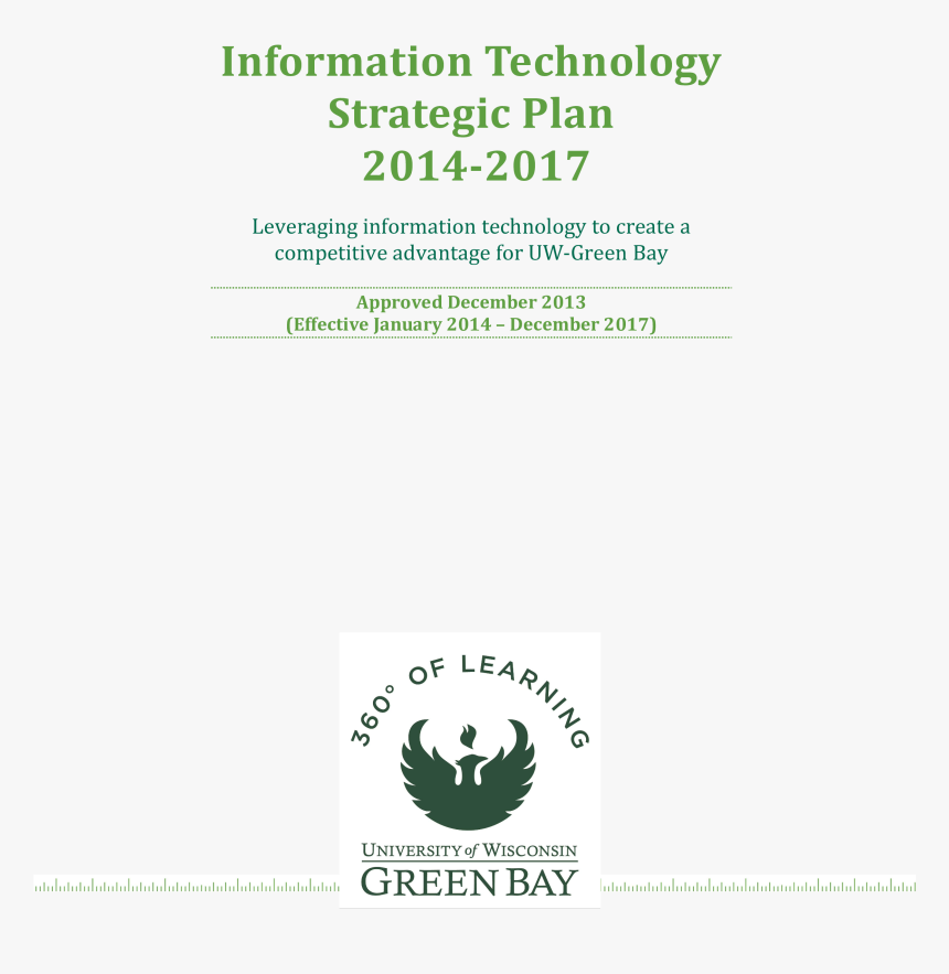 It Strategic Plan Outline Main Image - University Of Wisconsin–green Bay, HD Png Download, Free Download