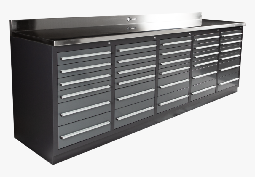 Heavy Duty Workbench With Drawers - Cabinetry, HD Png Download, Free Download