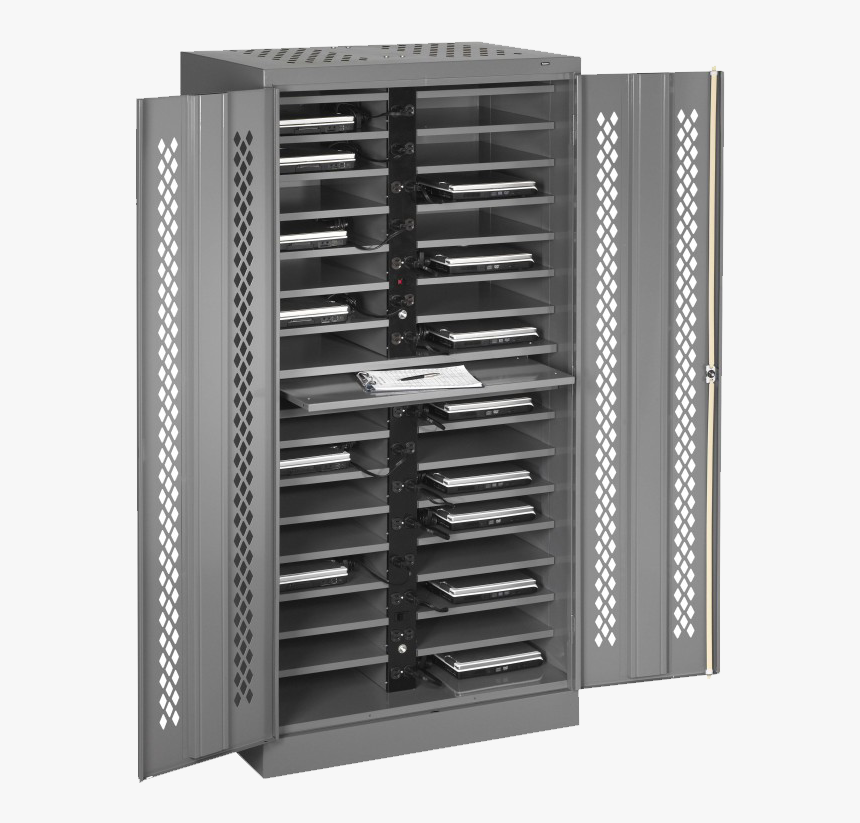 Laptop Charging Cabinet - Secure Laptop Storage Cabinets, HD Png Download, Free Download