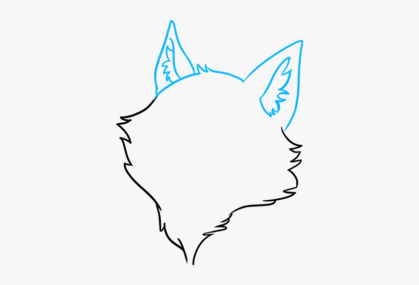 How To Draw Chibi Wolf - Cat Yawns, HD Png Download, Free Download