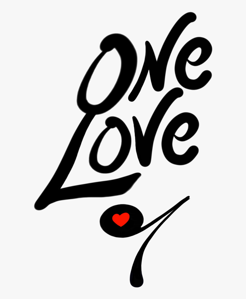 One Love Logo - Calligraphy, HD Png Download, Free Download