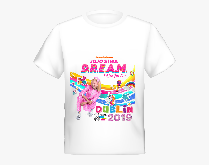 Jojo Siwa Tshirtsprinting - Jojo Siwa Dream Tour 2020, HD Png Download, Free Download