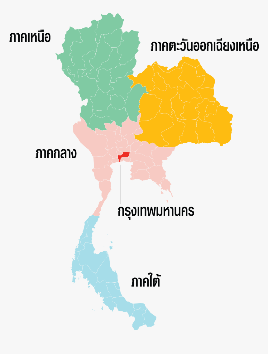 Map Thailand Vector, HD Png Download, Free Download