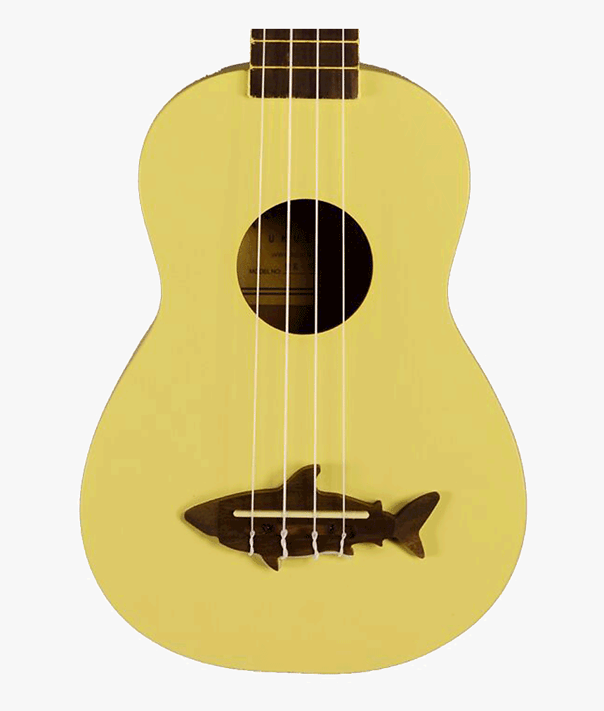 Kala Makala Mk-ss/ylw Shark Soprano Ukulele With Gigbag - Png Ukulele Mint Green, Transparent Png, Free Download