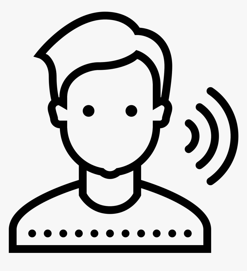 Voice Recognition Icon - Listening Png, Transparent Png, Free Download