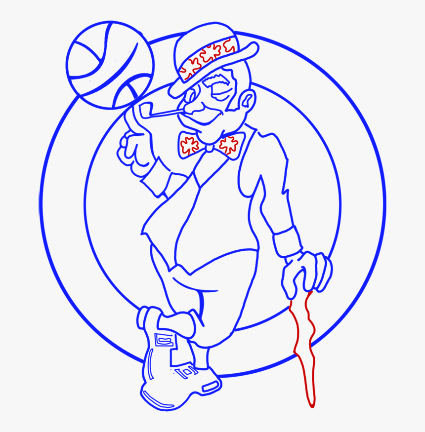Celtics Nba Coloring Pages, HD Png Download, Free Download