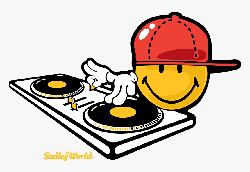 Kisspng Emoticon Smiley Disc Jockey Phonograph Record - Dj Clipart, Transparent Png, Free Download