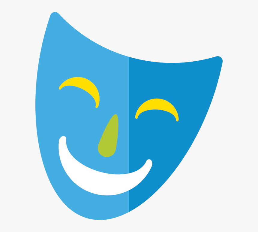 Comedy Mask For Eblast, HD Png Download, Free Download
