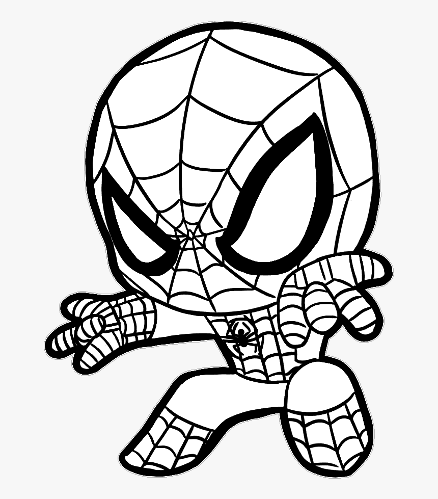 #homem Aranha - Baby Spiderman Coloring Pages, HD Png Download, Free Download