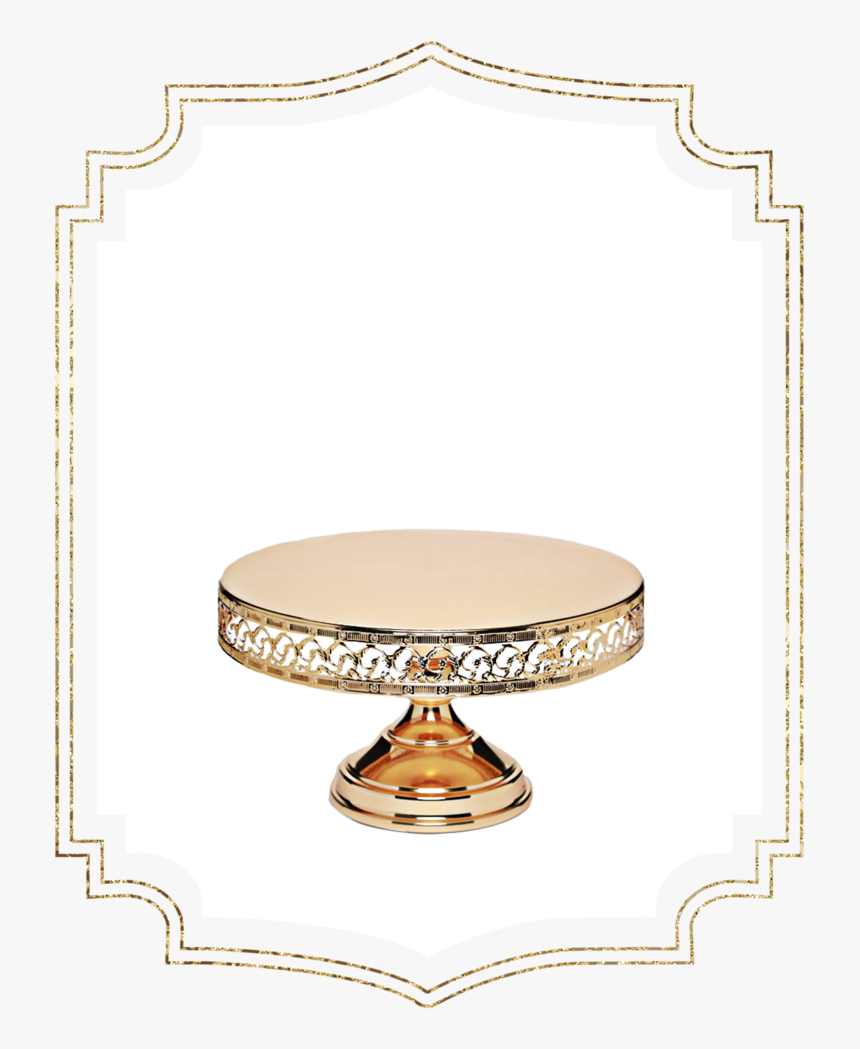 Shop-preview Shiny Gold Daisy Cake Stand - Circle, HD Png Download, Free Download