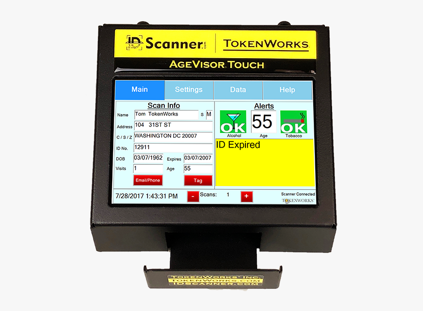 Does An Id Scanner Show, HD Png Download, Free Download