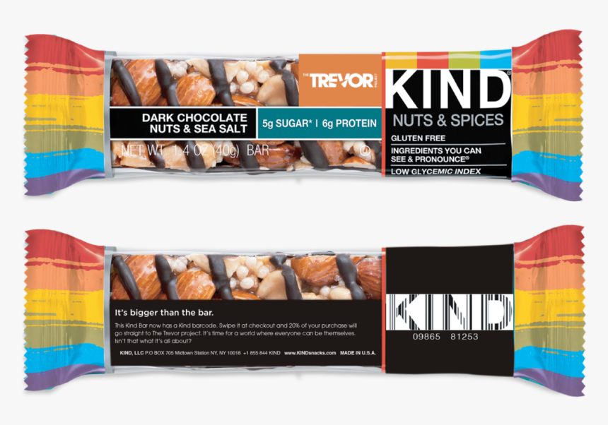 Kind Bar Packaging Copy-03 - Kind Dark Chocolate Nuts And Sea Salt, HD Png Download, Free Download