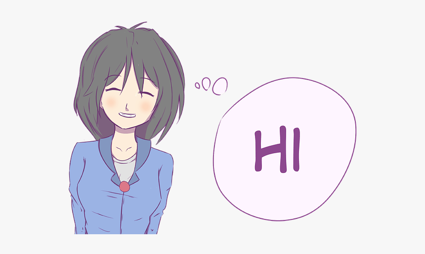 Anime Saying Hi, HD Png Download, Free Download