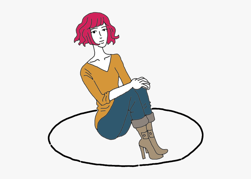 Circle Dream Meanings - Sitting, HD Png Download, Free Download