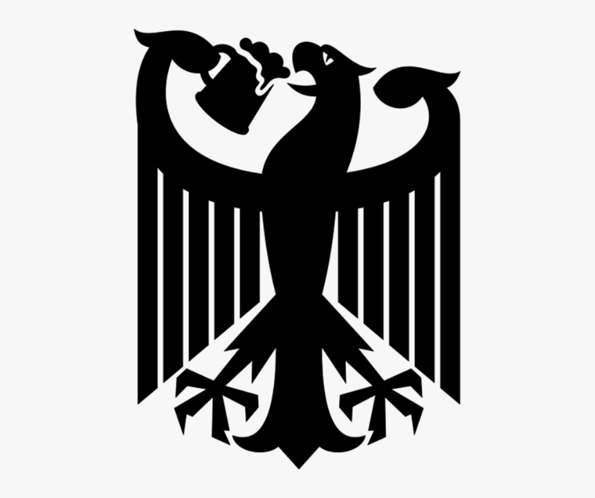 Coat Of Arms Of Germany Drinking Beer - German Coat Of Arms, HD Png Download, Free Download