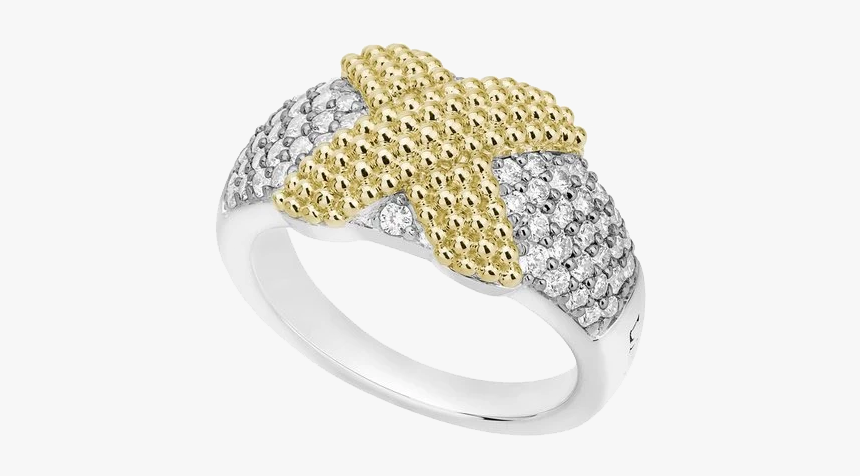 Caviar Lux Diamond Center X Wrapped Pave Ring"

 
 - Ring, HD Png Download, Free Download