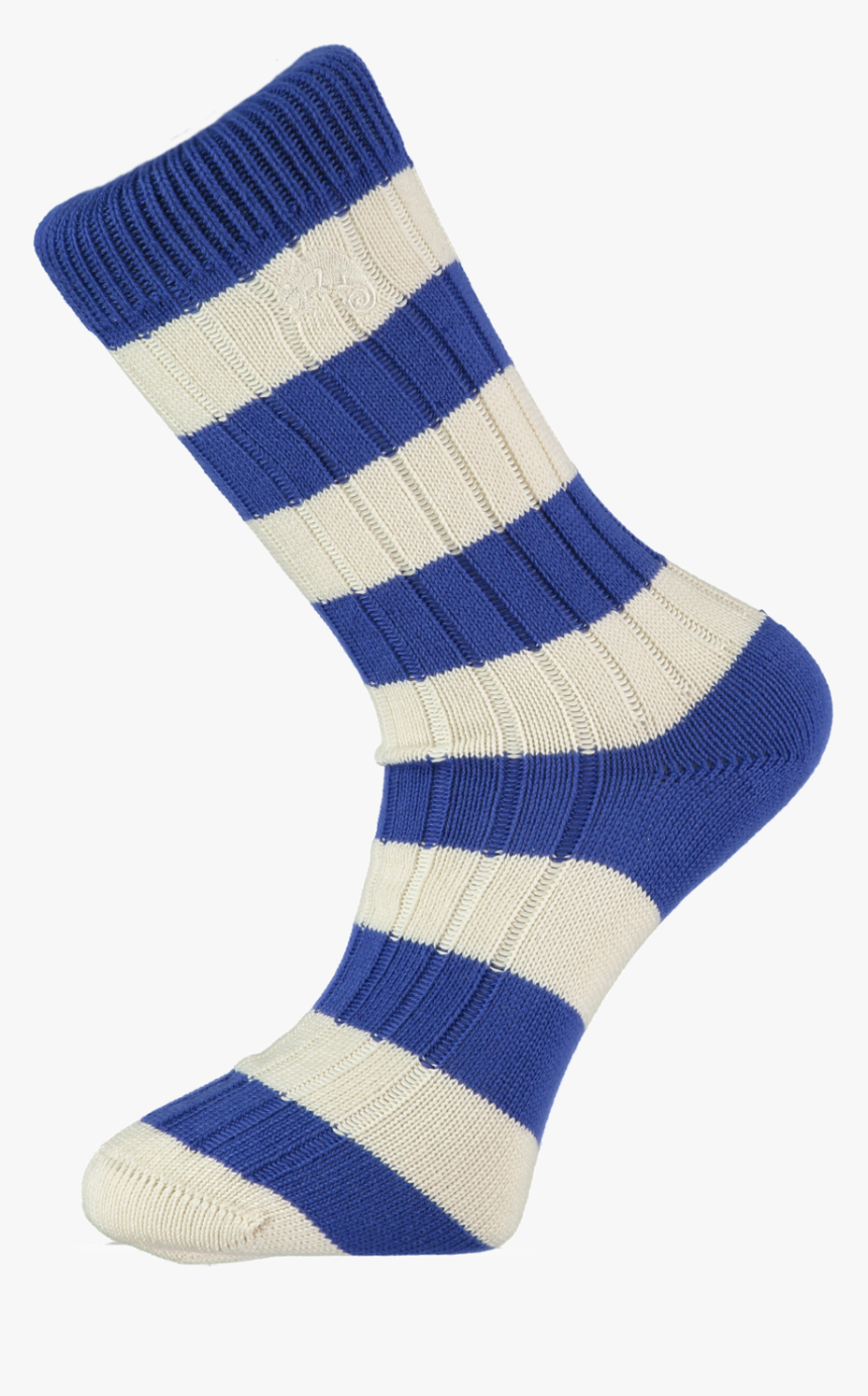 Blue And White Striped Socks - Blue And White Striped Socks Png, Transparent Png, Free Download