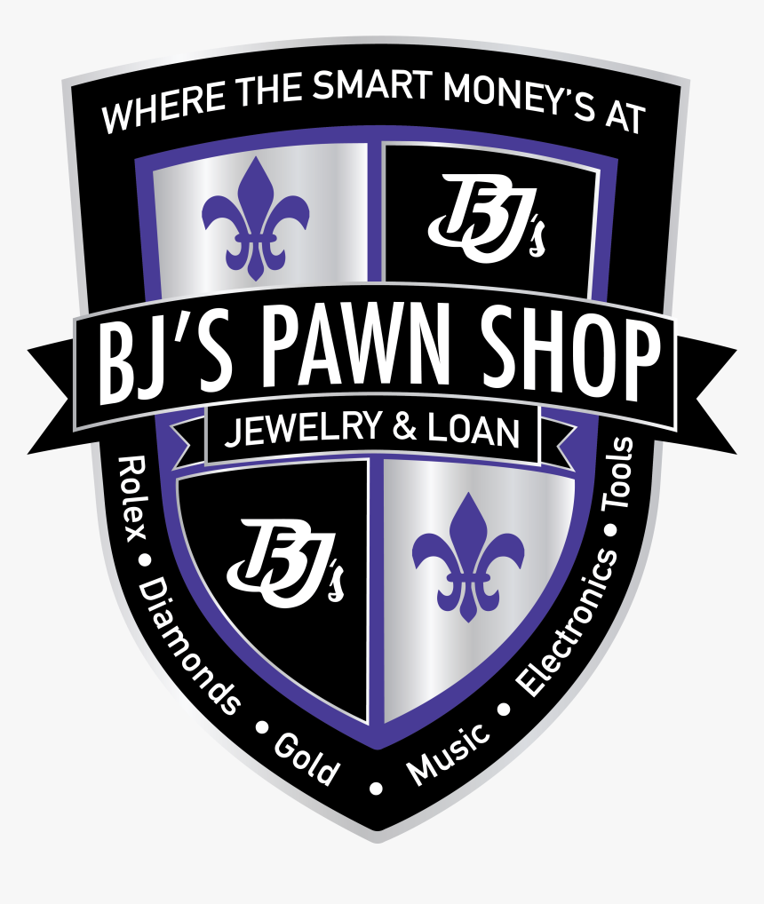 Bj"s Pawn Shop On Veterans - Purple Fleur De Lis, HD Png Download, Free Download