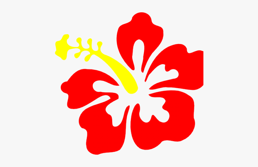 Hibiscus Flower Cartoon - Hibiscus Clip Art, HD Png Download, Free Download