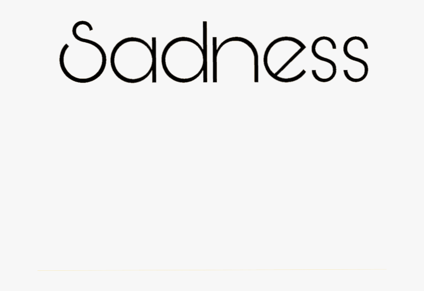 #sad #sadness #word #words #gliched #gliches #hurt - Black-and-white, HD Png Download, Free Download