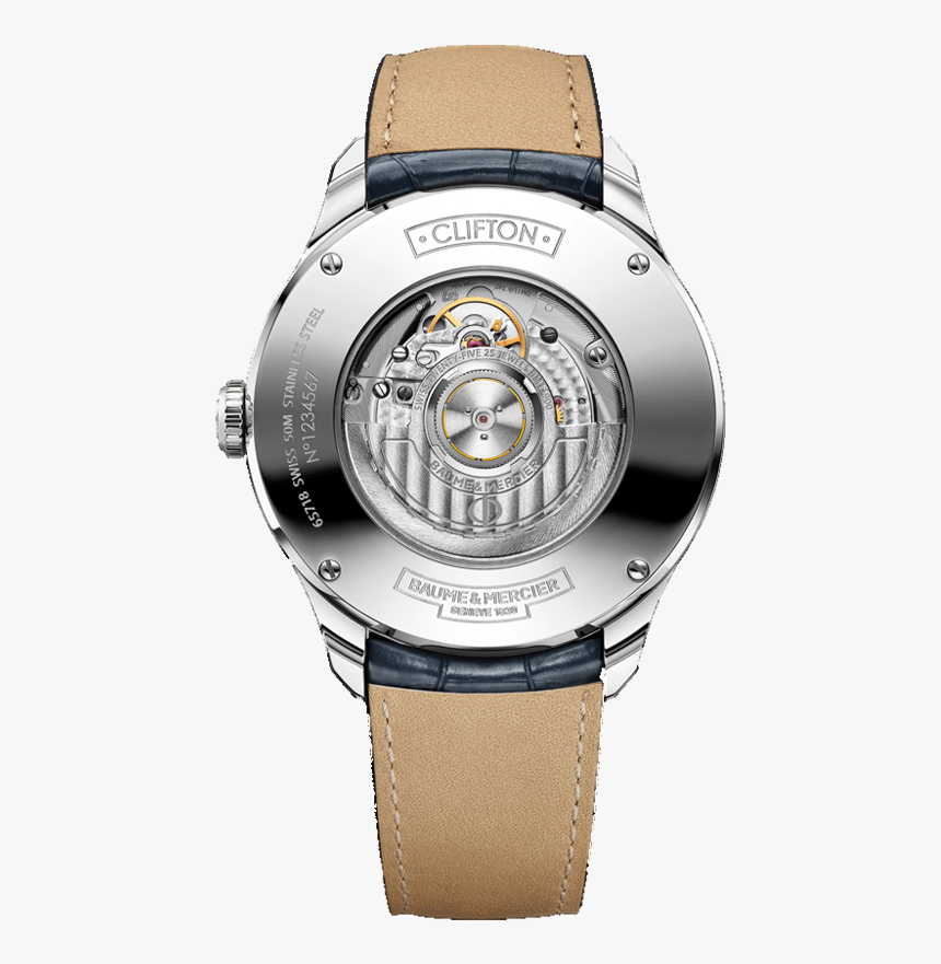 Clifton Moon Phase Watch"

 
 Data Rimg="lazy"
 Data - Baume Mercier Clifton Rose, HD Png Download, Free Download