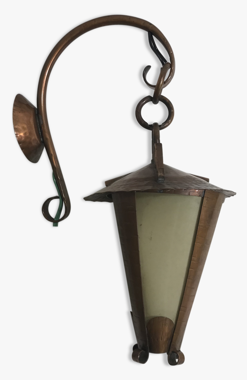 Applies Old Hanging Lantern Copper Hammered Vintage - Sconce, HD Png Download, Free Download
