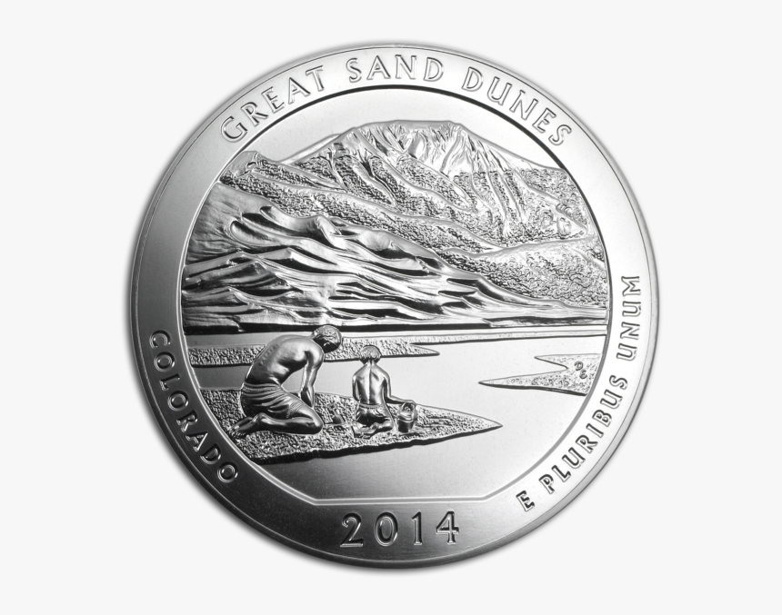 Great Sand Dunes 2014 Coin Value, HD Png Download, Free Download