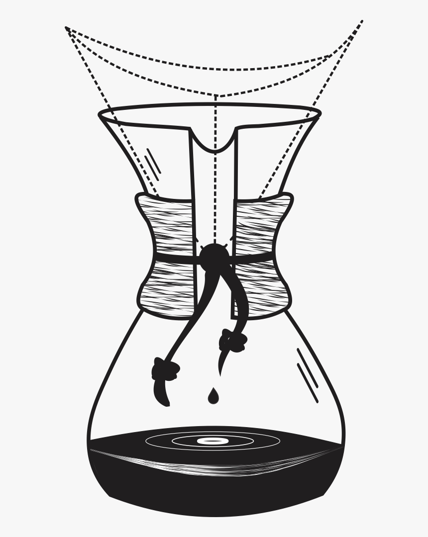 Chemex Cafe Dibujo, HD Png Download, Free Download